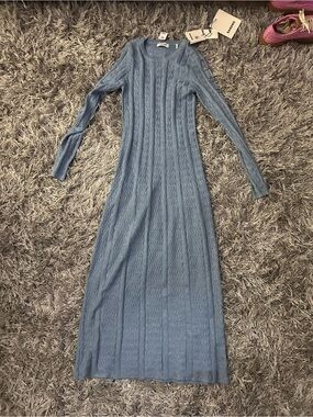 sandro long knit dress with s patch Sandro | Dresses | Sandro Long Elegant Cream Knit Dress With S Patch Endource